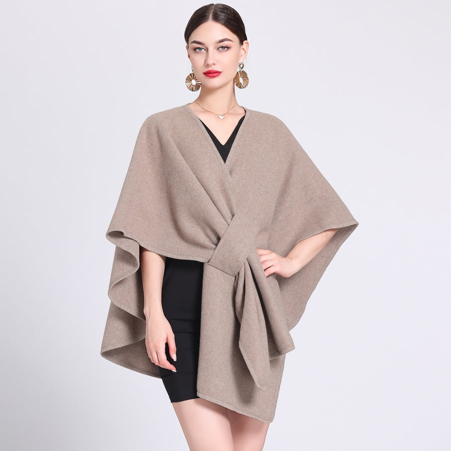 Caped Fleece Shawl