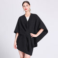 Caped Fleece Shawl