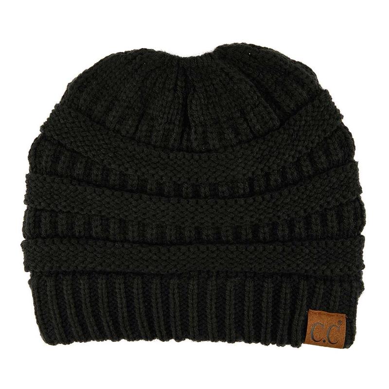 Knitted Ponytail Beanie